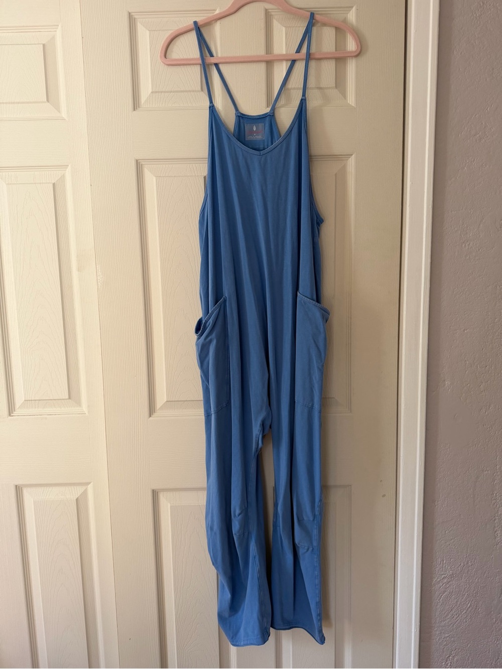 FP Movement by Free People Hot Shot Onesie Jumpsuit — Blue — Size S